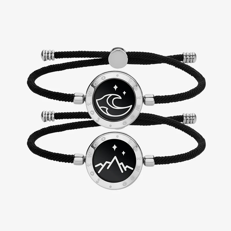 Pulseras inteligentes Mountain&amp;Sea con cuerda milanesa