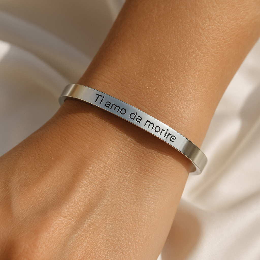 Braccialetto personalizzato in acciaio inossidabile