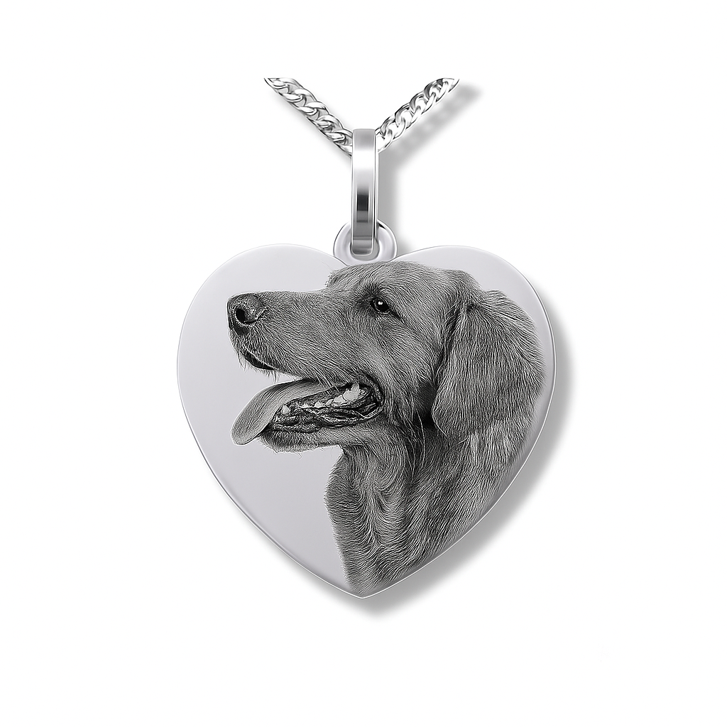 SIEMPRE - Collar con grabado de imagen