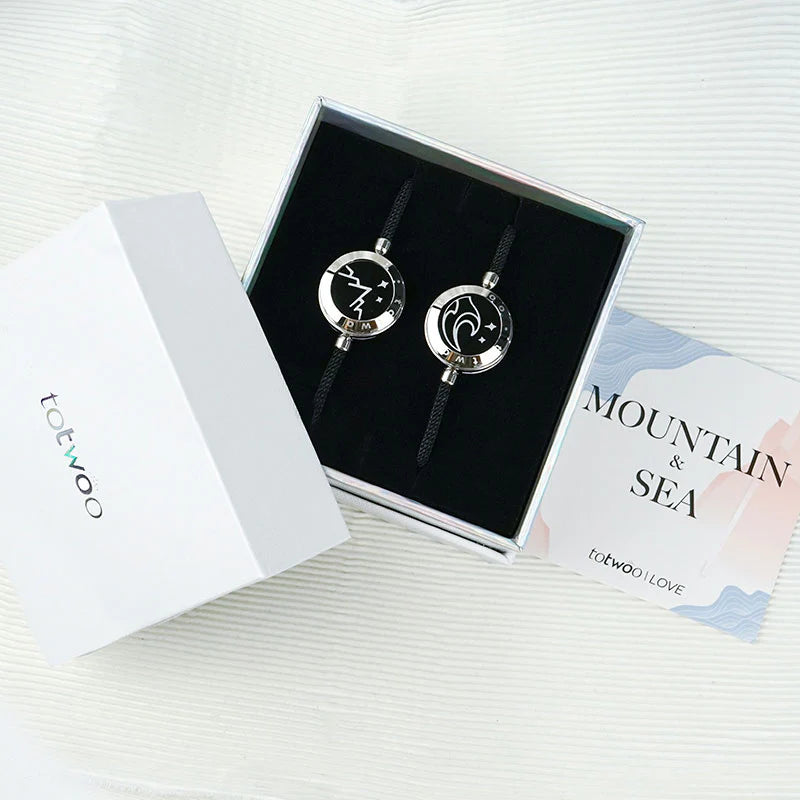Pulseras inteligentes Mountain&amp;Sea con cuerda milanesa